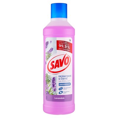 Obrázek Savo Dezinfekce a čistič na podlahy levandule 1000ml