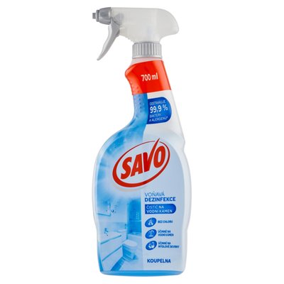 Obrázek Savo Dezinfekce Vodní kámen čisticí sprej 700ml