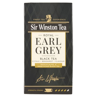 Obrázek Sir Winston Tea Earl Grey černý čaj aromatizovaný s příchutí bergamotu 20 x 1,75g (35g)