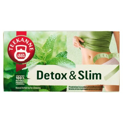 Obrázek Teekanne Detox & Slim bylinný čaj se zeleným čajem 20 x 1,6g (32g)