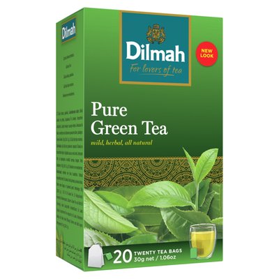 Obrázek Dilmah Pure Green zelený čaj 20 x 1,5g (30g)