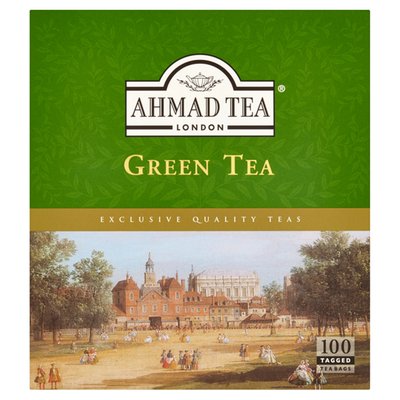 Obrázek Ahmad Tea Zelený čaj 100 x 2g
