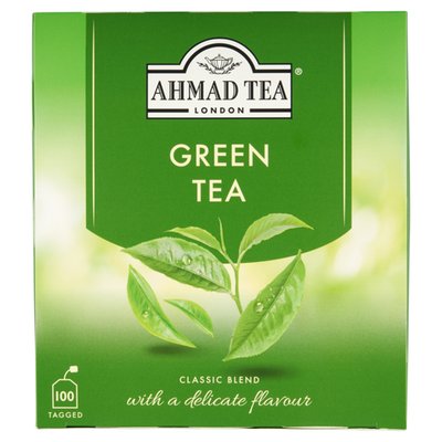 Obrázek Ahmad Tea Green Tea 100 x 2g (200g)