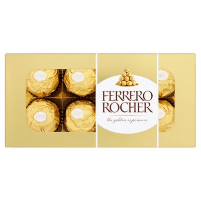 Obrázek Ferrero Rocher Oplatky s polevou z mléčné čokolády a drcenými lískovými oříšky 100g