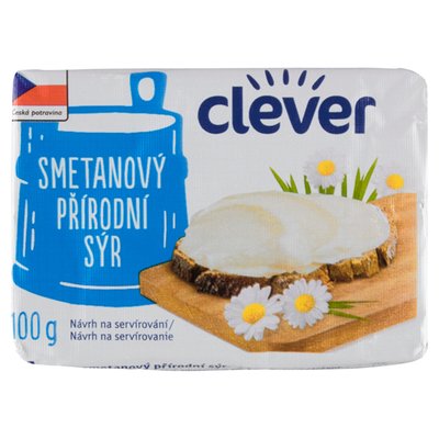 Obrázek clever Smetanový přírodní sýr 100g