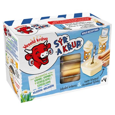 Obrázek Veselá kráva Sýr a Křup Rodinné balení 140g