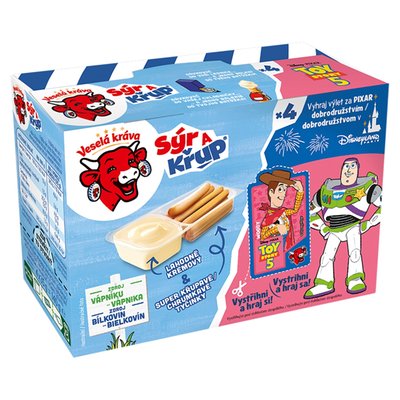 Obrázek Veselá kráva Sýr a Křup Rodinné balení 140g