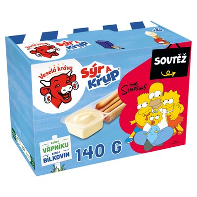 Obrázek Veselá kráva Sýr a Křup Rodinné balení 140g