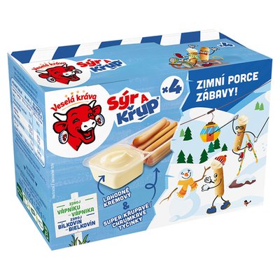Obrázek Veselá kráva Sýr a Křup Rodinné balení 140g
