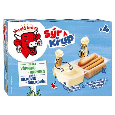 Obrázek Veselá kráva Sýr a Křup Rodinné balení 140g