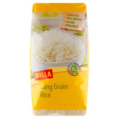Obrázek BILLA Dlouhozrnná rýže loupaná 1000g