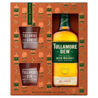 Obrázek Tullamore D.E.W. Irish whiskey 700ml + 2 sklenice