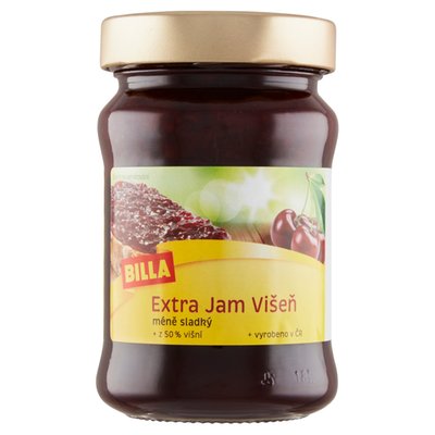 Obrázek BILLA EXTRA JAM VISEN 340 G