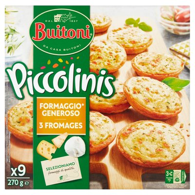Obrázek Buitoni Piccolinis Formaggio Generoso 9 x 30g