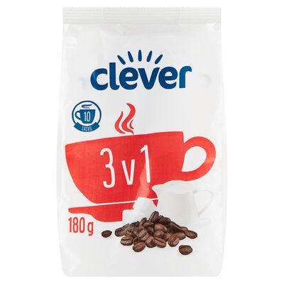 Obrázek clever 3 v 1 instantní směs pro přípravu kávového nápoje 10 x 18g (180g)