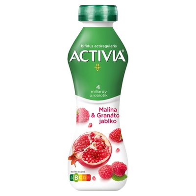 Obrázek Activia Probiotický jogurtový nápoj malina a granátové jablko 280g