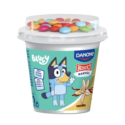 Obrázek KOSTÍCI Barvíci (vanilkový jogurt a čokoládové dražé) 109g
