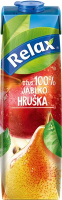 Obrázek Relax 100% Jablko-Hruška 1l TS