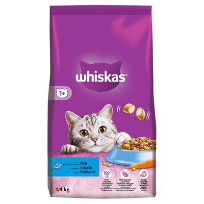 Obrázek Whiskas S vynikajícím tuňákem 1,4kg