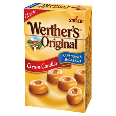 Obrázek Werther's Original Smetanové bonbóny bez cukrů 42g
