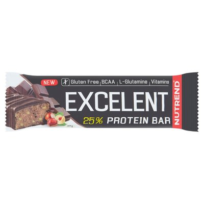 Obrázek Nutrend Excelent Protein bar příchuť čokoládová s oříšky 40g