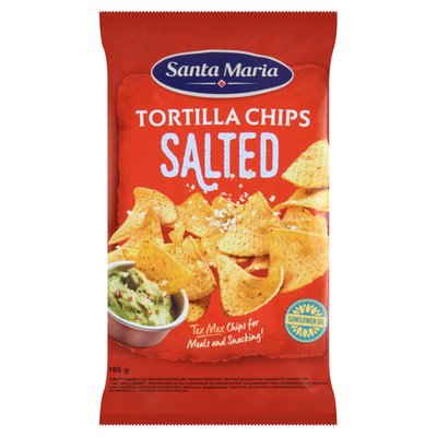 Obrázek Santa Maria Křupavé kukuřičné chipsy solené 185g
