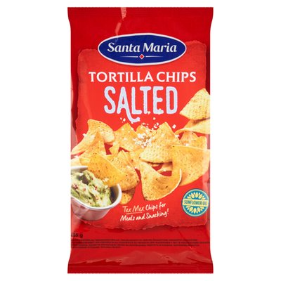 Obrázek Santa Maria Křupavé kukuřičné chipsy solené 185g