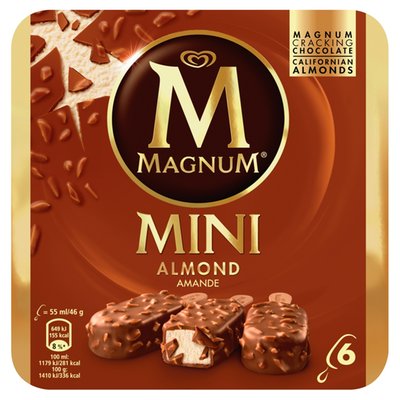 Obrázek Magnum Mini Almond zmrzlina 6 x 55ml