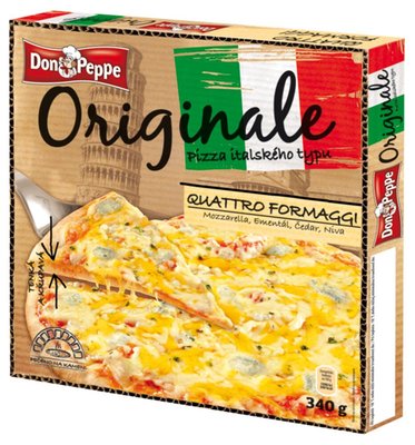 Obrázek Don Peppe Originale pizza Quattro Formaggi 340g