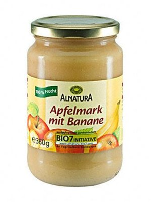 Obrázek Alnatura BIO Jablečné pyré s banánem 360g