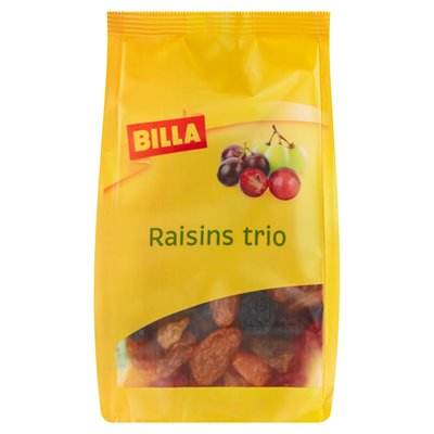 Obrázek BILLA Rozinky trio 200g
