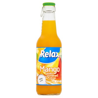 Obrázek Relax Mango-Jablko-Pomeranč-Citron 0,25l sklo