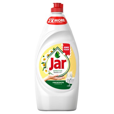 Obrázek Jar Sensitive Chamomile & Vitamin E Tekutý Prostředek Na Mytí Nádobí Jemný K Rukám 900 ML