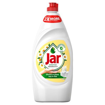 Obrázek Jar Sensitive Chamomile & Vitamin E Tekutý Prostředek Na Mytí Nádobí Jemný K Rukám 900 ML