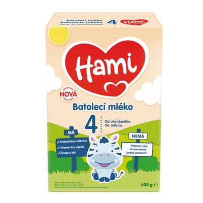Obrázek HAMI 4 batolecí mléko 600g