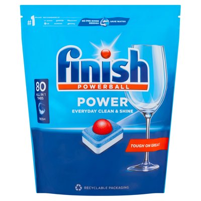 Obrázek Finish Power All in 1 tablety do myčky nádobí 80 ks 1,28kg