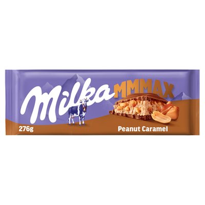 Obrázek Milka čokoláda Mmmax Peanut Caramel mléčná s arašídy 276g