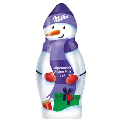 Obrázek Milka Sněhulák dutá figurka, mléčná čokoláda 50g