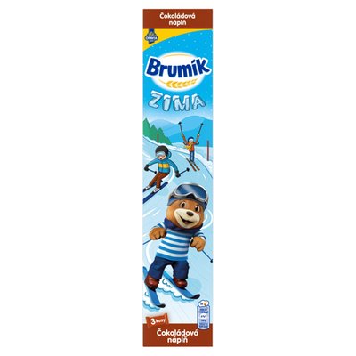 Obrázek Brumík čokoládová náplň jemné pečivo 3 x 30g (90g)