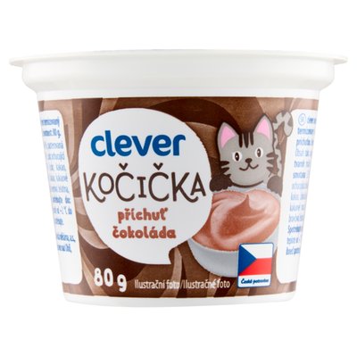 Obrázek clever Kočička příchuť čokoláda 80g