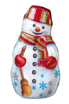 Obrázek Figurka sněhulák mléčný 75g