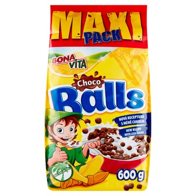 Obrázek Bona Vita Choco Balls obilné kuličky s kakaem 600g