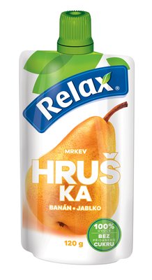 Obrázek Relax 100% pyré mrkev-hruška-banán-jablko 120g