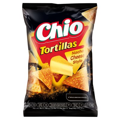 Obrázek Chio Tortillas kukuřičný snack s příchutí sýru 110g