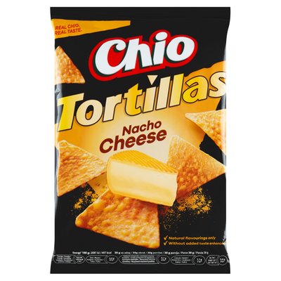 Obrázek Chio Tortillas kukuřičný snack s příchutí sýru 110g
