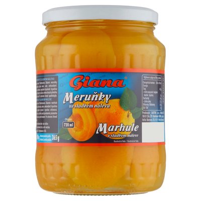Obrázek Giana Meruňky ve sladkém nálevu 690g