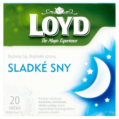 Obrázek Loyd Sladké sny bylinný čaj 20 x 1,2g