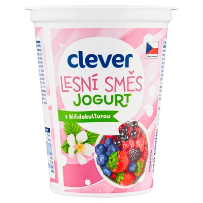 Obrázek clever Jogurt lesní směs s bifidokulturou 400g