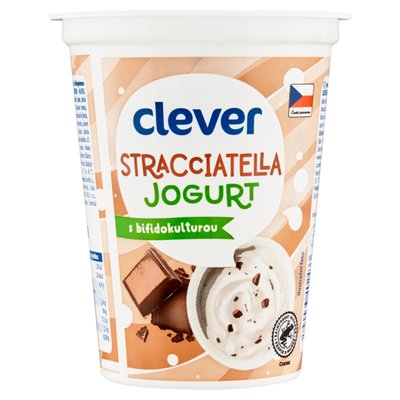 Obrázek clever Jogurt stracciatella s bifidokulturou 400g