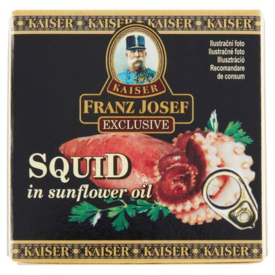 Obrázek Franz Josef Kaiser Exclusive Kalamáry ve slunečnicovém oleji 80g